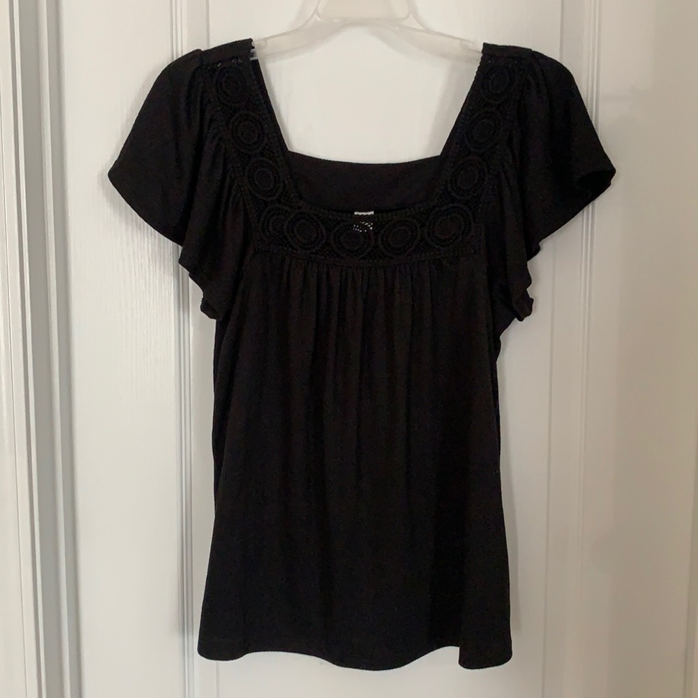 Old Navy Black SZ M Top